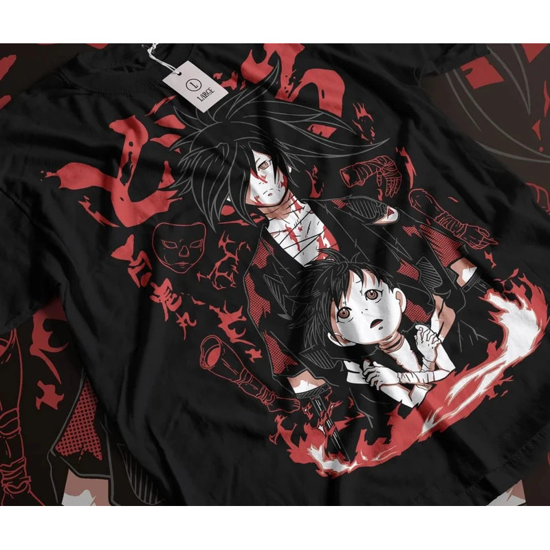 เสื้อยืด Hyakimaru Dororo, เสื้อ Hyakimaru Dororo, เสื้อผู้ชายและผู้หญิงผ้าฝ้ายแท้ ทรงหลวมสบายและทัน