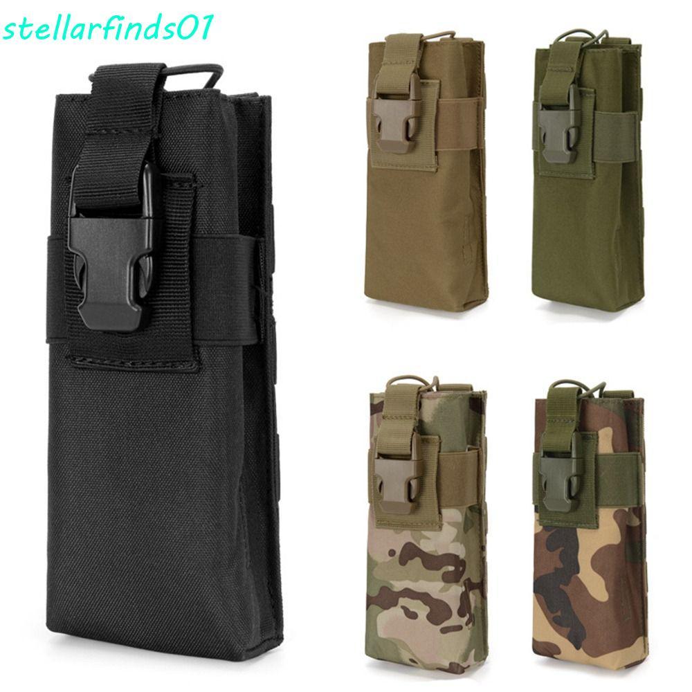 STELLARFENDS กระเป๋าเก็บอุปกรณ์กลางแจ้ง ทนทาน พร้อมช่องใส่ Walkie Talkie และไฟฉาย