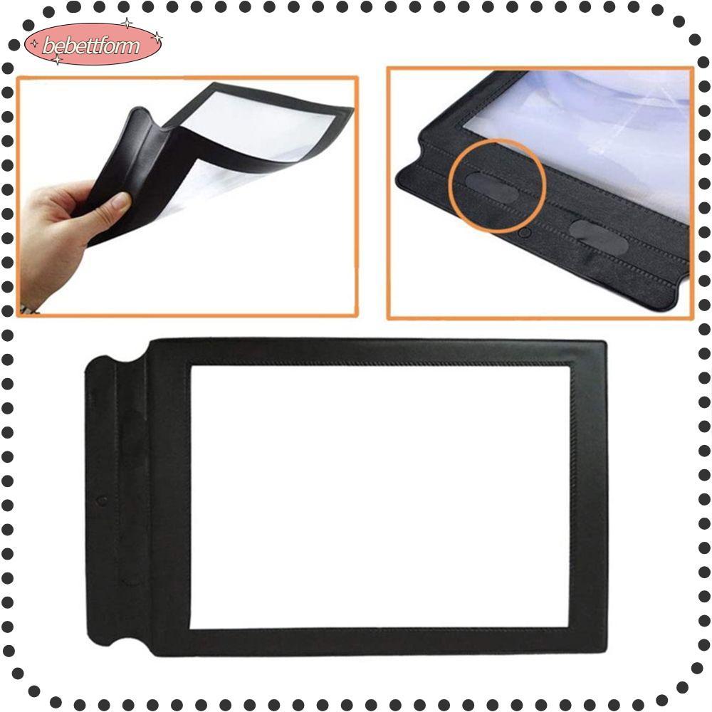 BEBETTKISS A4 Lens Magnifier Black Reading Lens Book แผ่นใหญ่