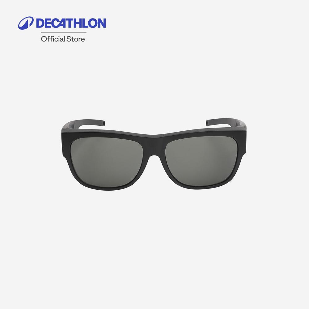 Decathlon Adults' Over-Glasses Mh Otg 500 แว่นกันแดดแบบสวมทับสำหรับผู้ใหญ่ รุ่น Mh Otg 500 เลนส์โพลาไรซ์ประเภท 3 - Black
