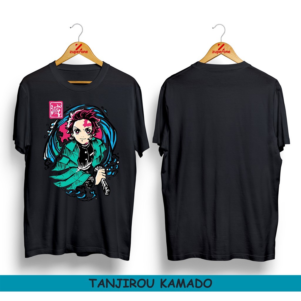 KIMETSU NO YAIBA ANIME T-SHIRT / TANJIRO KAMADO T-SHIRT / เสื้อยืด KNY DEMON SLAYER / TANJIROU DISTR