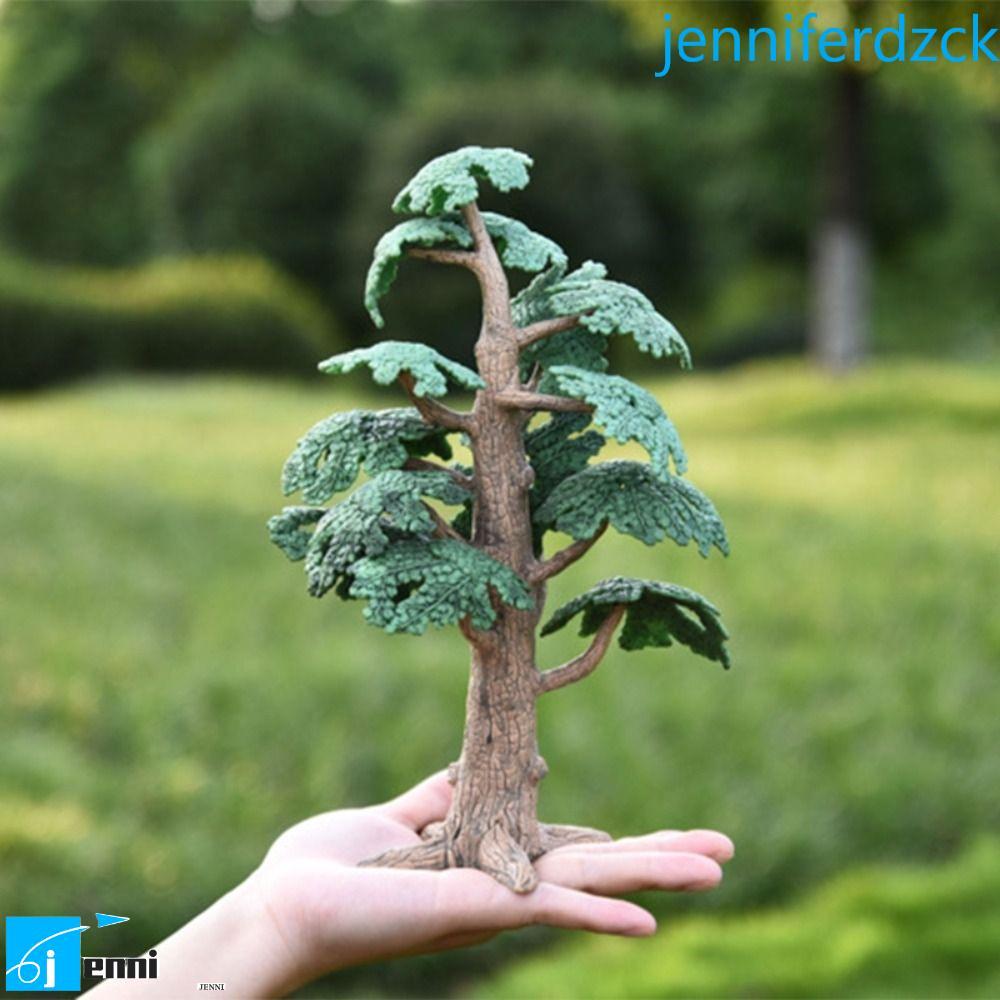 JENNIFE จําลอง Cypress, Cypress Pine Trees Coconut Tree, พืชนิเวศวิทยา Vivid Mini พลาสติก Landscape 