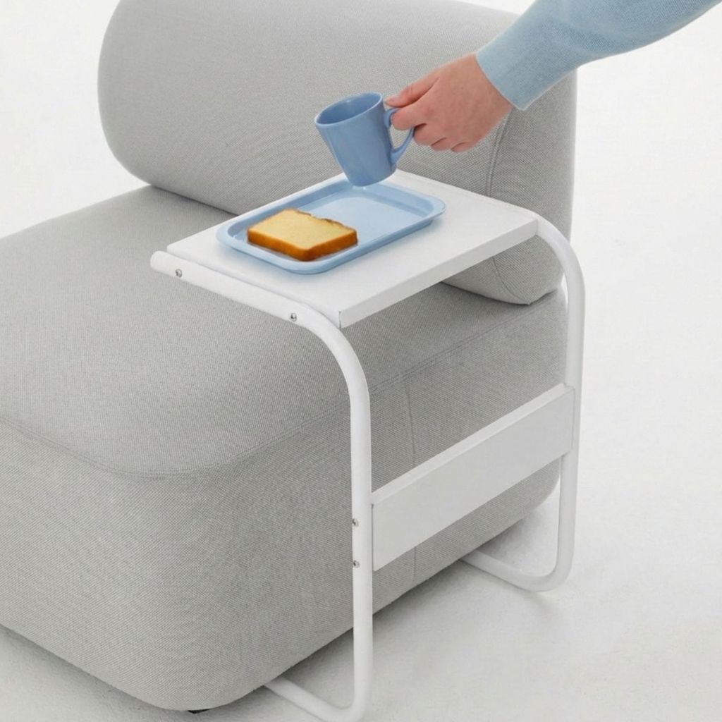 Koncept Furniture โต๊ะข้าง รุ่น Tiller สีขาว (48.00x30.00x60.00 ซม.)  แบรนด์ KONCEPT FURNITURE