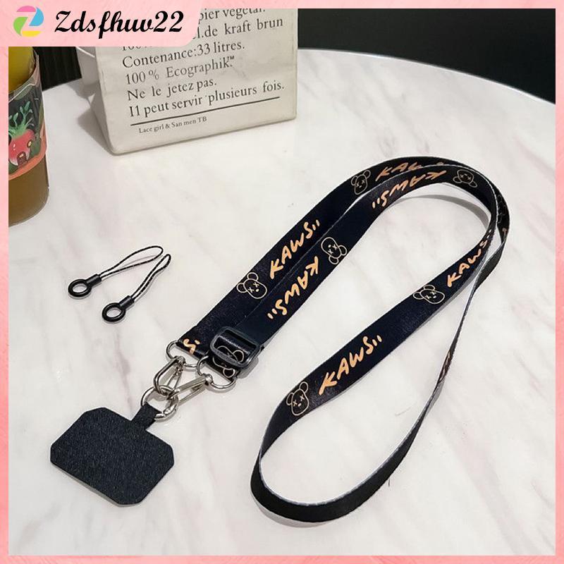 จัดส่งด่วน🚀[ZFV] Brownbear Snoopy Beer Phone Lanyard Anti-Loss Long Crossbody Ne Straps พวงกุญแจจี้สําหรับ Iphone Huawei Xiaomi TH