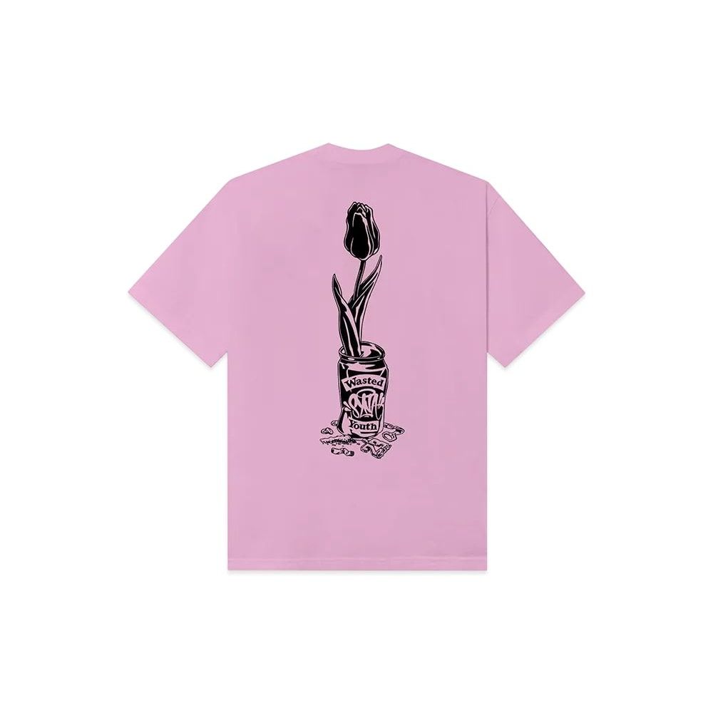 VERDY x Central Cee SYNA WORLD Wasted Youth Tee Pink Unused