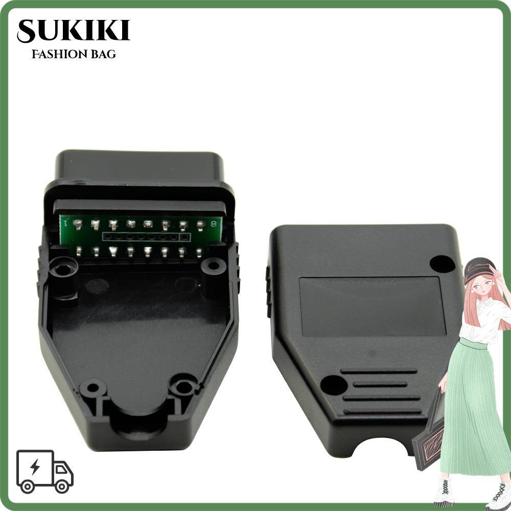 SUKIKI OBD2 Connector Universal Car Supplies DIY OBD ปลั๊กชาย