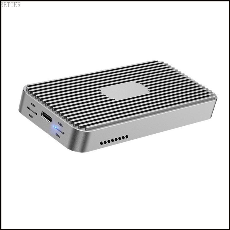 BETT Aluminium M 2 NVMe Enclosure USB4 80Gbps การกระจายความร้อนความเร็วการถ่ายโอน