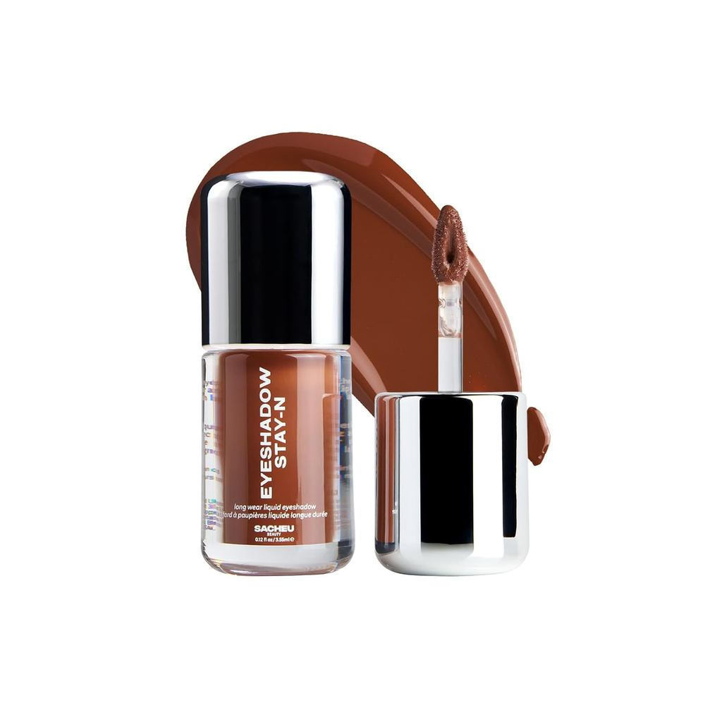 Sacheu Liquid Eyeshadow STAY-N Longwear Eye Makeup-Matchable High Coloring And Mixable Eyeshadow, Ma