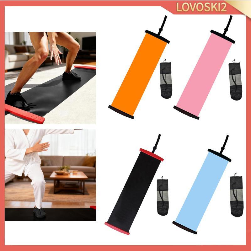 [Lovoski2] Home Gym Slide Board เสื่อสเก็ตกันลื่นสําหรับ Cardio Sports Practice Indoor Outdoor Balan