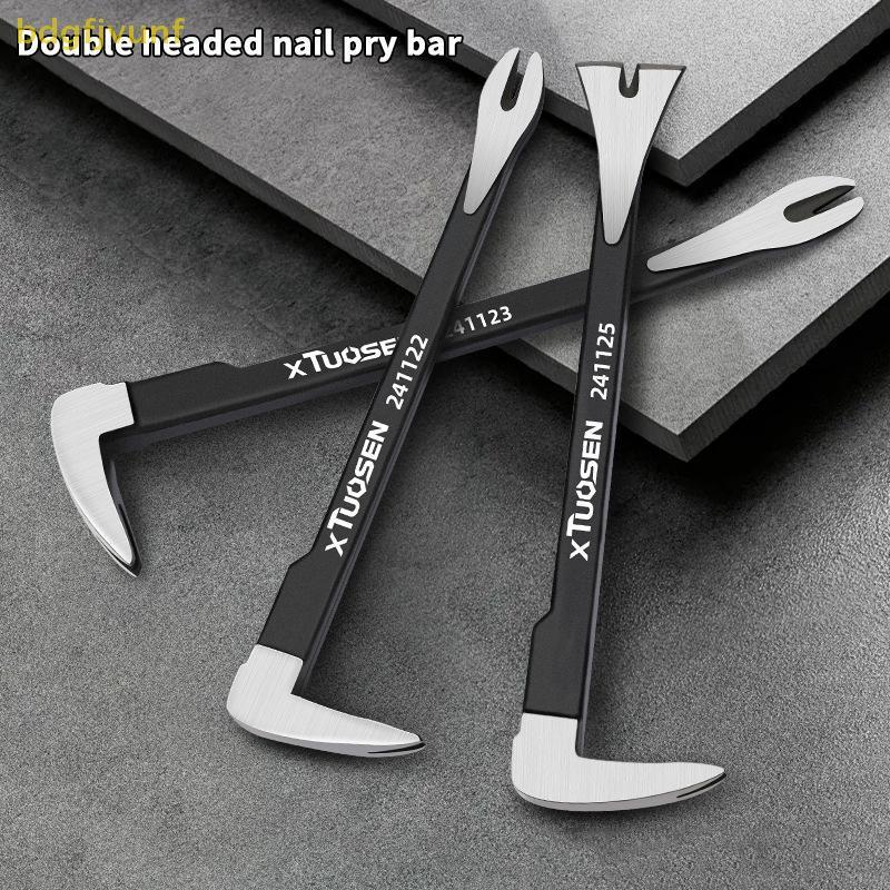 BDGF Multi-Functional Nail Remover Pry Sti งานไม้ Dismantling เครื่องมือ Wall Cement เล็บ Remover Ca