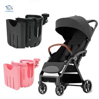 ROOKIEDD4 ที่วางแก้วน้ํา, 2-in-1 Baby Pram ชั้นวางขวดนม, รถเ…