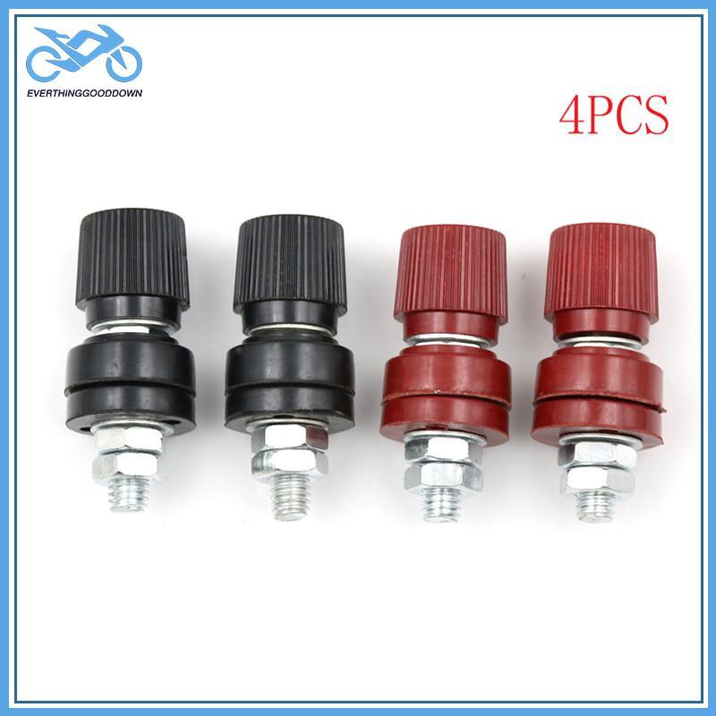 EVER 4 ชิ้น Terminal 6 มิลลิเมตรสกรู M6 อะแดปเตอร์จ่ายไฟ Binding Post TH