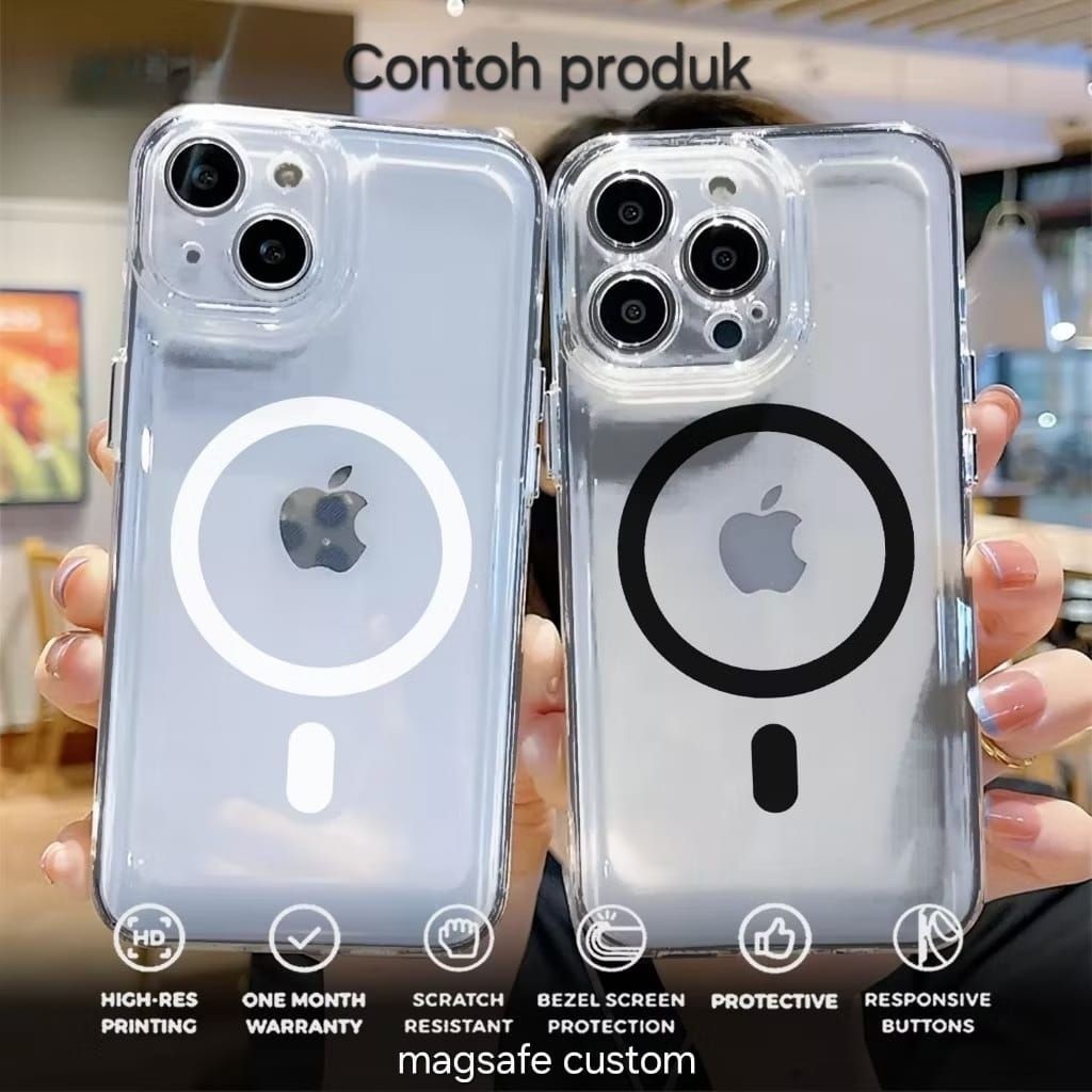 CASE CLEAR MAGSAFE STICKER IPHONE XR X XS MAX IP 6G 6S 6 PLUS IP 7 8 IP 7 PLUS 8 PLUS SOFT CAMERA PR