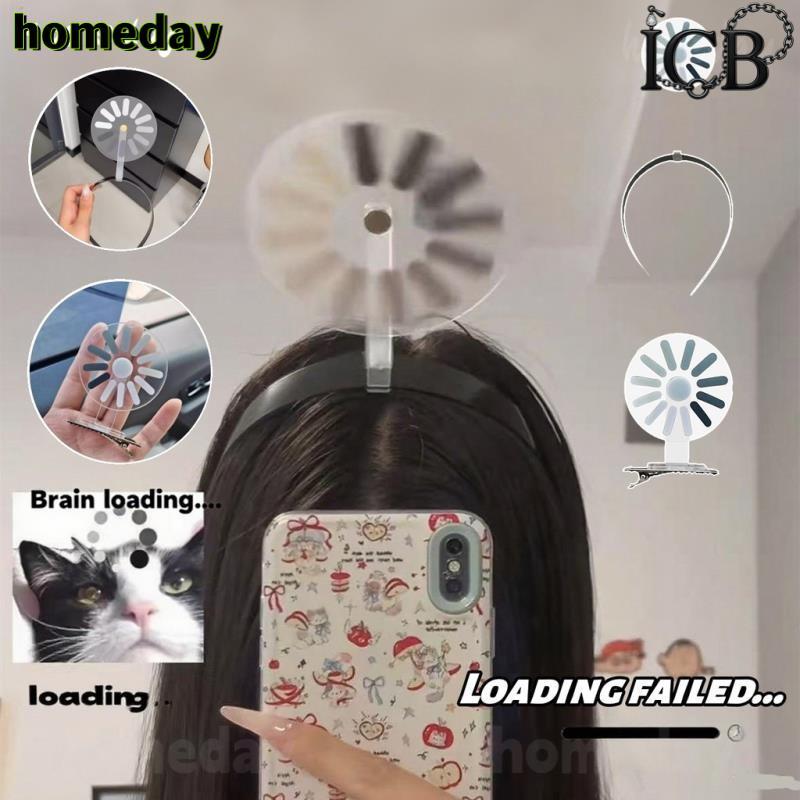 ที่คาดผมทรงคลิปหมุนได้ สไตล์-loading สำหรับหนีบผม ออกแบบมาเป็นวงกลม สวมใส่ง่าย หญิงหวาน Headwear แฟช