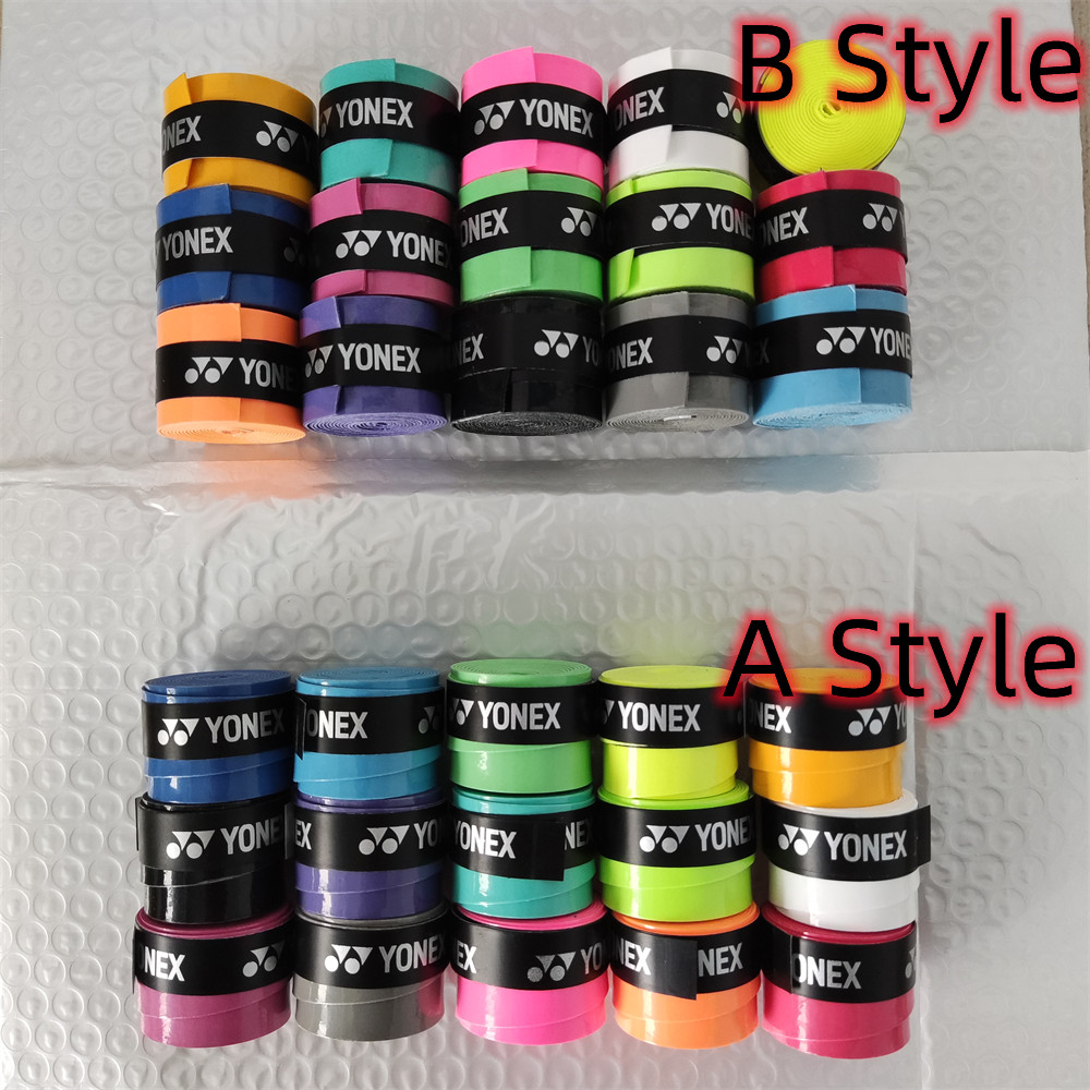 5PCS YY Yonex ไม้แบดมินตัน Grip Anti-SLIP AC102EX AC102C ลื่นสวมใส่บาง Grip เข็มขัด Over Grip