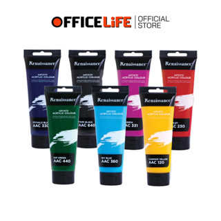 RENAISSANCE (เรนาซองซ์) สีอะคริลิค ขนาด 120ML ( 1 หลอด )