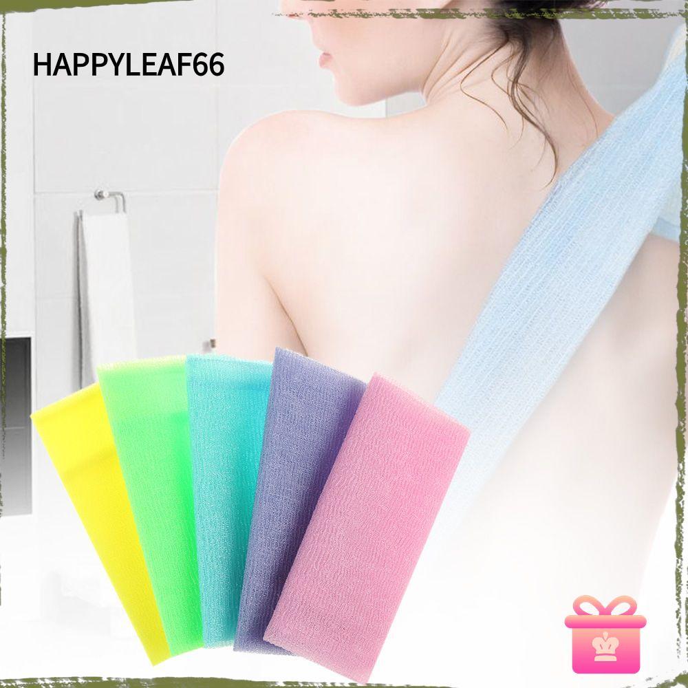 HAPPYLEAF66 ผ้าเช็ดตัวราคาถูก Exfoliating Nylon Body Cleaning