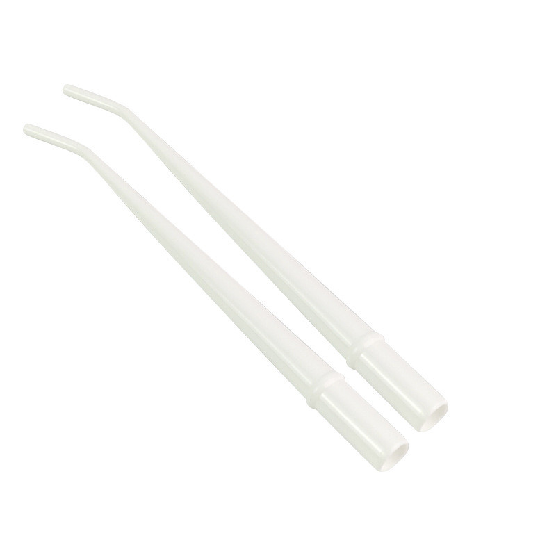 Spot Goods#Dental curved tube oral suction tube Single-use saliva suction tube elbow dental consumab