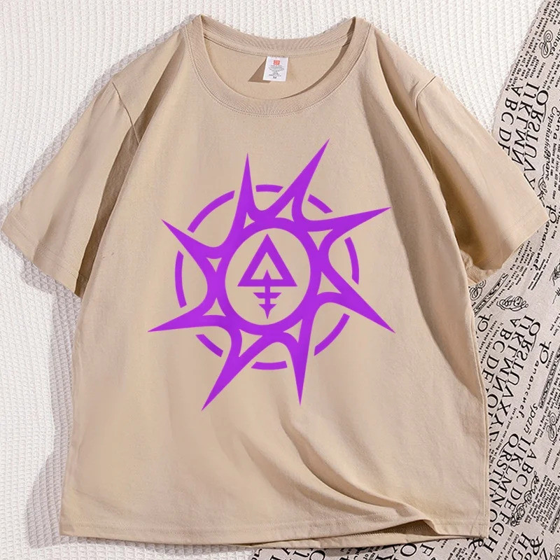 เสื้อยืดเกม Azurewrath Forsaken สำหรับผู้ชายและผู้หญิง เสื้อยืดลำลองผ้าฝ้ายแขนสั้น คอกลม เสื้อผ้าดีไซเนอร์คุณภาพสูง