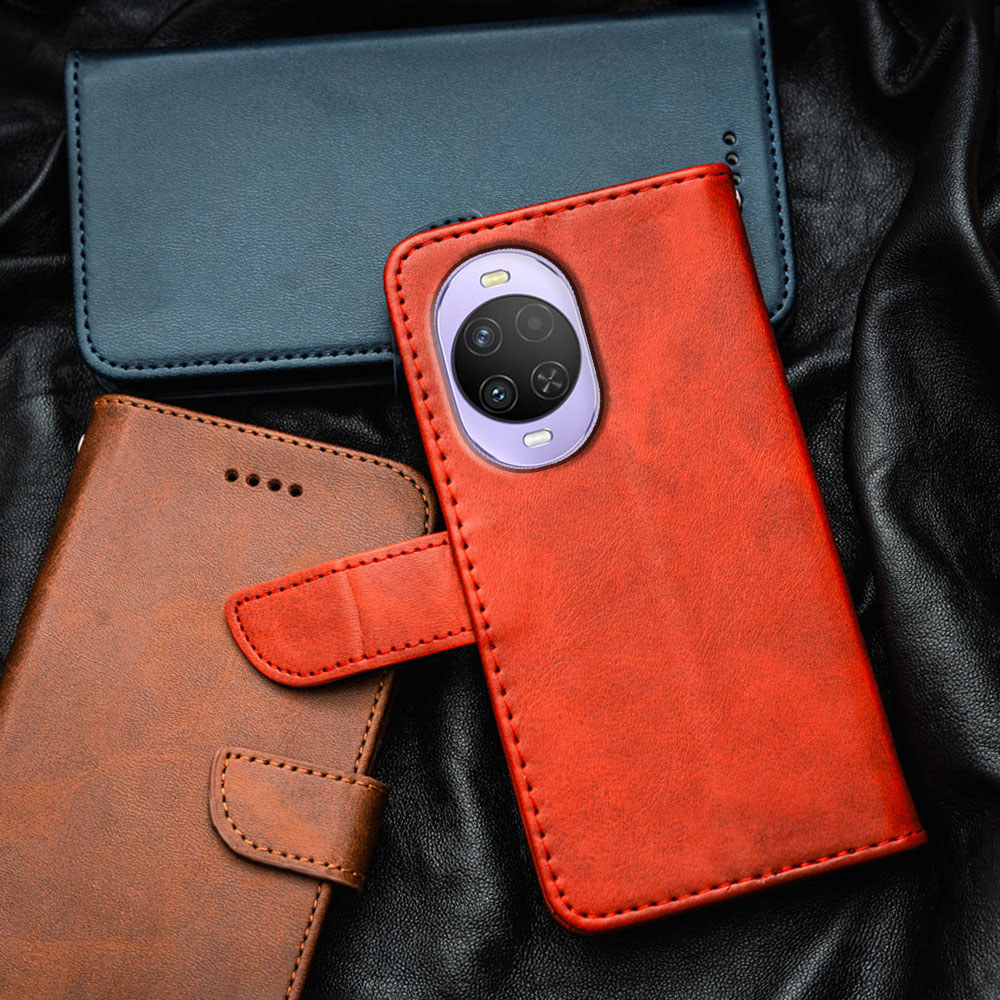 พรีเมี่ยมหรูหราหนังเคสโทรศัพท์สําหรับ Huawei Nova 15 PSN-AL00 กระเป๋าสตางค์แบบพลิกด้านบนในตัวผู้ถือบ