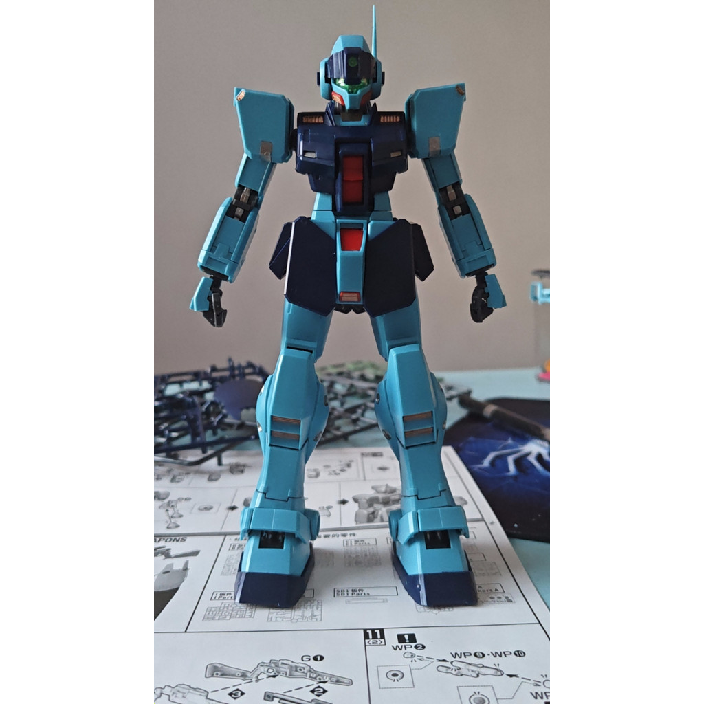 MG 1/100 Jim Sniper Type II Sniper Robot พร้อมโมเดลประกอบโครงกระดูกโลหะผสม