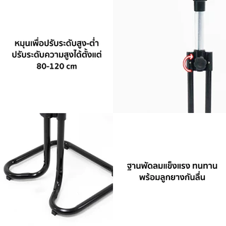 พัดลมตั้งพื้น พัดลมสไลด์ ปรับแรงลมได้ 3 พัดลม ใบพัด Stand Fans ปรับความสูงได้ พัดลม พัดลมอุตสาหกรรม