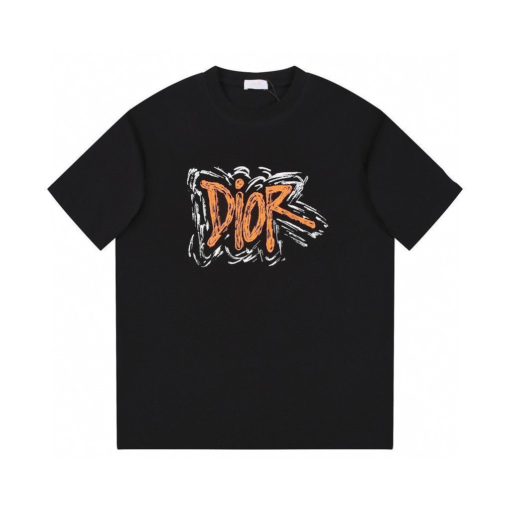 DI * OR/2026 Star Round Neck Short-Sleeved T-Shirt Couple Style Men Style Hot-Selling Style Street W