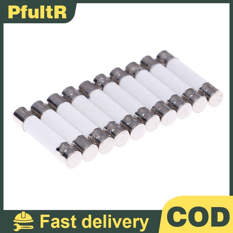 Null 10 ชิ้นไมโครเวฟฟิวส์เซรามิคไฟฟ้า 20A 250V อุปกรณ์ DIY 6x30 มม.null