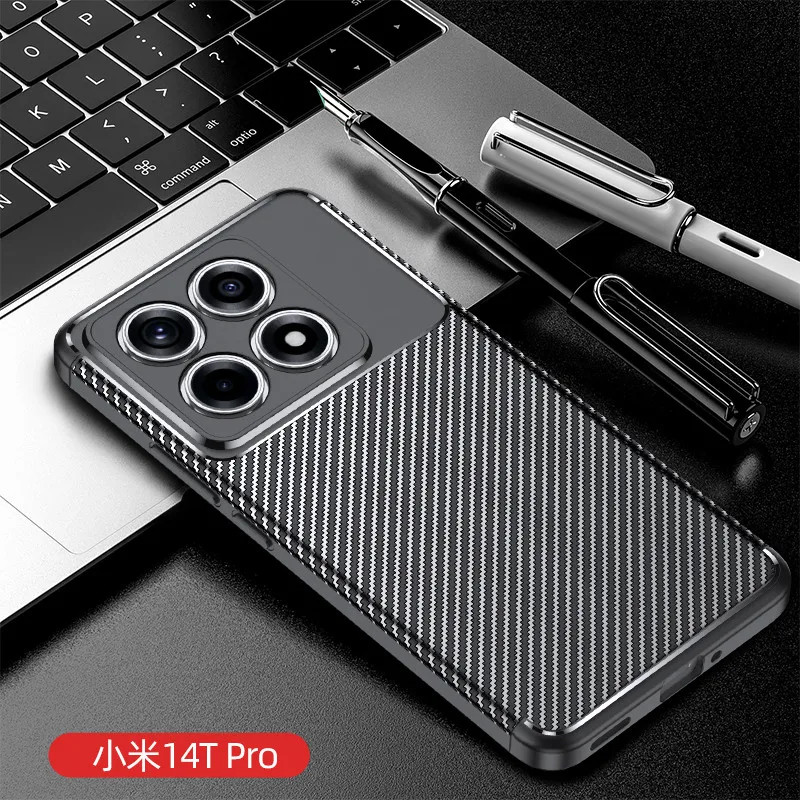 CASE XIAOMI MI 14T / MI 14T PRO CASE CARBON AUTOFOCUS SLIM ARMOR PROTECTION