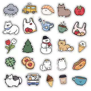 60 แผ่นหมีขาว โรมมิ่ง การเดินทาง สติ๊กเกอร์โน๊ตบุ๊คการ์ตูนน่ารัก ทําเอง สติ๊กเกอร์โทรศัพท์มือถือ