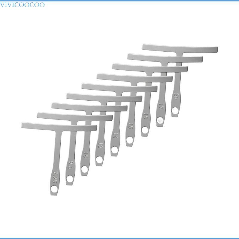 VIVI 9 ชิ้น T-Rurler Understring Gauge String Gauge กีตาร์ซ่อมวัดกีตาร์