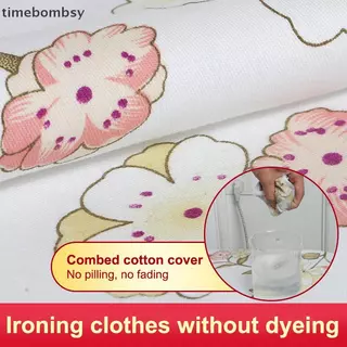 (time) ผ้าฝ้ายที่รองรีด 90Cmx30 ซม.ผ้าห่ม Pad Thi Padding ต้านทาน Scorching ที่รองรีดเบาะฝาครอบเครื่องมือทําความสะอาด (TH)