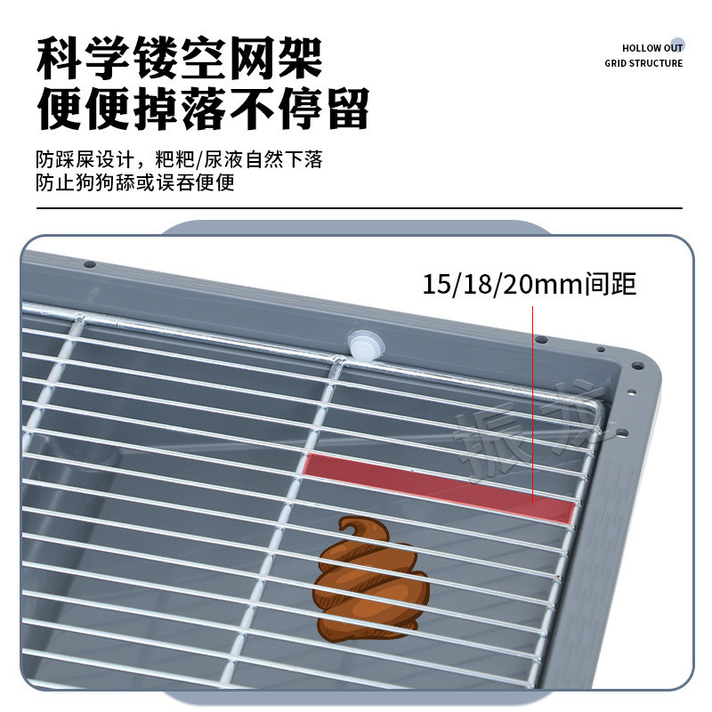 ห้องน้ําสุนัข Fecess สัตว์เลี้ยงทําความสะอาดห้องน้ําสุนัขขนาดใหญ่ห้องน้ําสัตว์เลี้ยง Feces Straight 