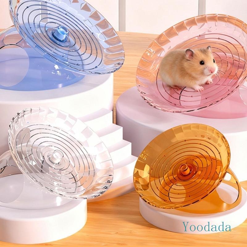 Yoo Interactively Hamster Play Wheel พร้อมรูปทรงจานบินและวัสดุที่ปลอดภัย