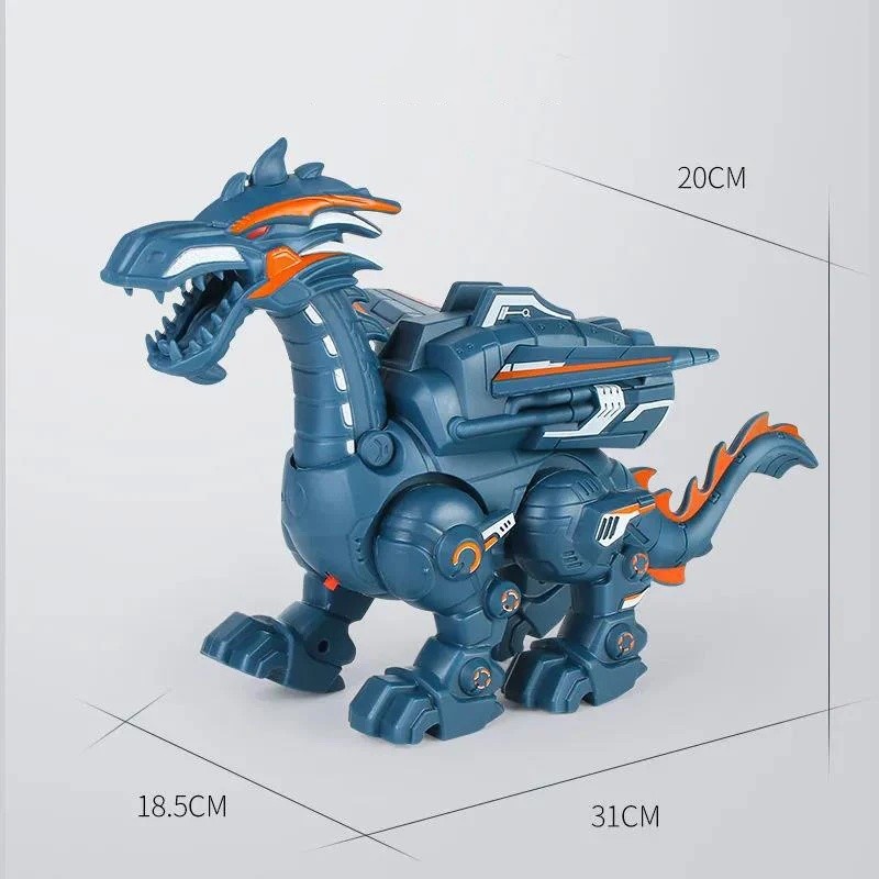 จําลองไฟกล ไดโนซอร์ สเปรย์น้ําแสงเย็นไฟฟ้าเด็กความบันเทิงปริศนารุ่นเกมของเล่นสําหรับของขวัญเด็ก ราคา ถูกที่สุด ดีลบีเคเค แกลเลอรีภาพที่ 6