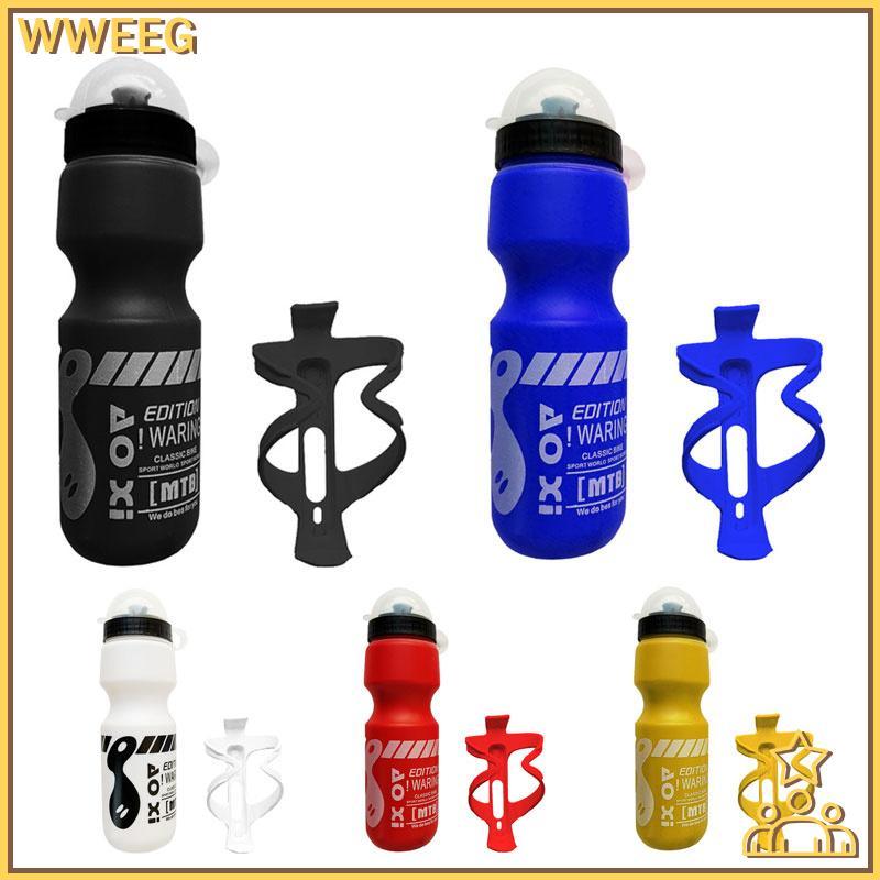 ขวดน้ำสำหรับจักรยานเสือภูเขา WWEEG 750ml กับที่ยึดแน่นอน