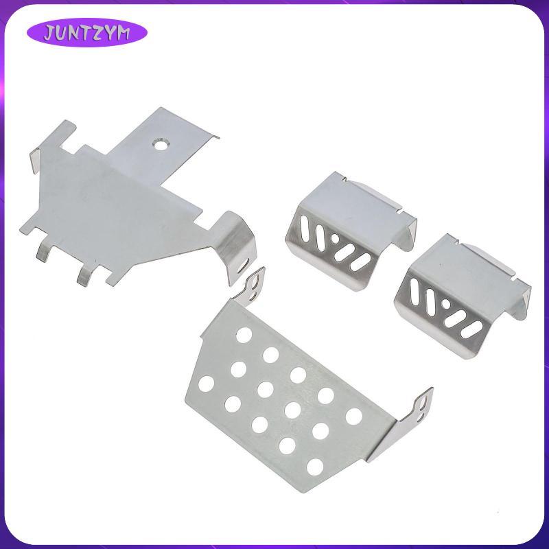 [juntzym] แผ่นแชสซี RC ติดตั้งง่ายตัวป้องกันทดแทนสําหรับ 1:10 104020