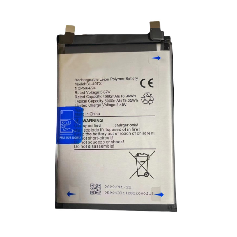 เหมาะสําหรับการส่งสัญญาณเสียง/Infinix Note 30 5G BL-49TX แบตเตอรี่โทรศัพท์มือถือความจุขนาดใหญ่