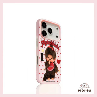 เคสไอโฟน15 16 เคส2in1ใสรูป ลายมอนจิจิฮิต สำหรับ IPhone 17 13 AIR 11 15 16 12 14 Pro Max XS XR X Max 7 14 16 Plus