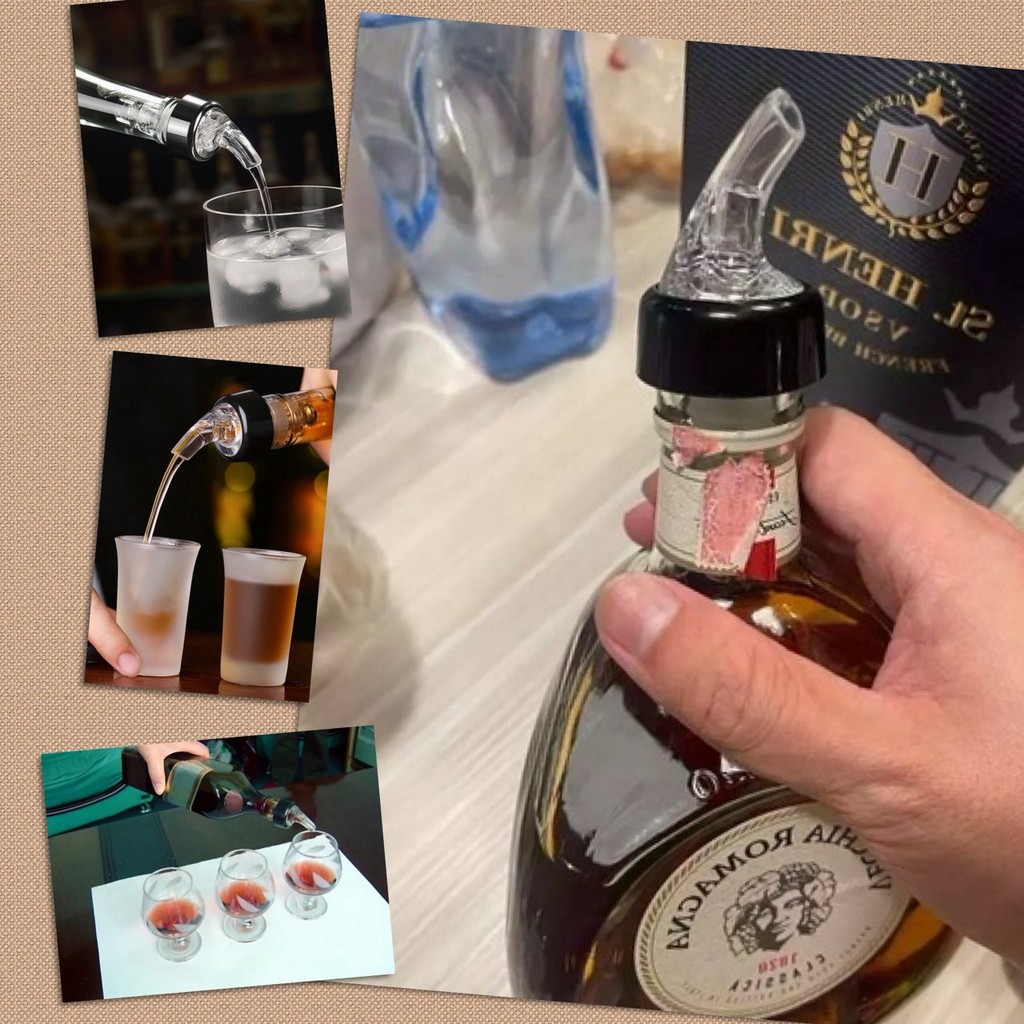 💙 จุกรินเหล้า จุกขวด จุก รินไวน์ เทเหล้า หยุดไหลเอง 30ml ปิดขวด เครื่องดื่ม เหล้า วิสกี้ น้ำเชื่อม รุ่นอัพเกรด 💙