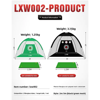 PGM GOLF Practice Net LXW013 | ตาข่ายซ้อมในบ้าน เก็บง่าย