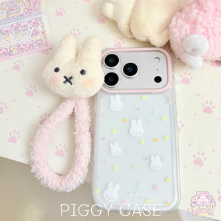 เหมาะสำหรับ Samsung A07 A55 A16 A34 A35 A53 A54 A36 A17 S24FE S23 24 25 ULTRA A05S A15 เคสโทรศัพท์ลายกระต่ายและดาวน่ารัก