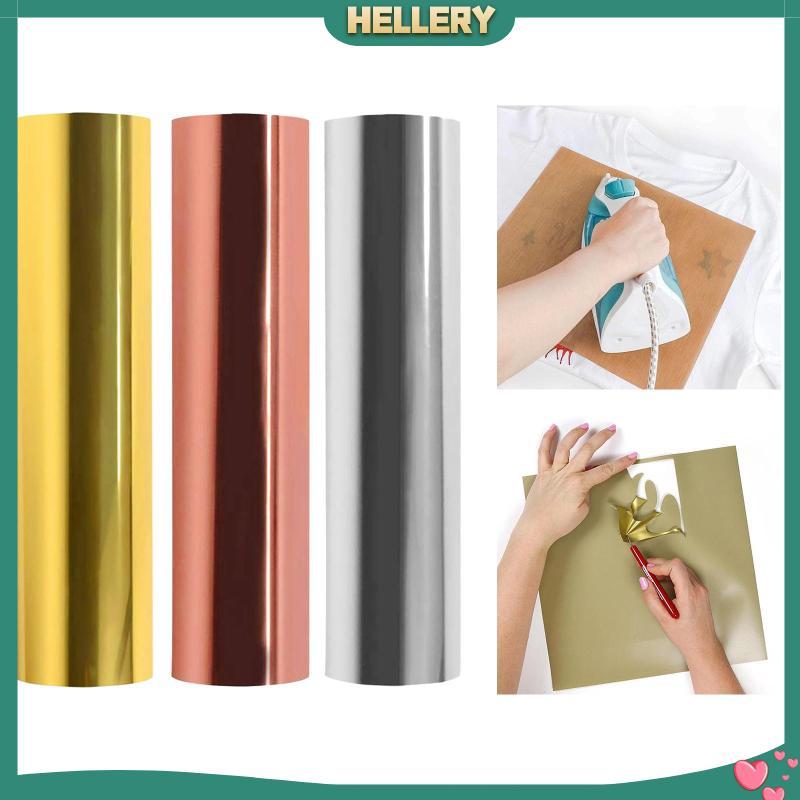 [HelleryPH] ม้วนไวนิลถ่ายโอนความร้อนสําหรับเสื้อยืดและเครื่องแต่งกาย เข้ากันได้กับ Silhouette 12"x39