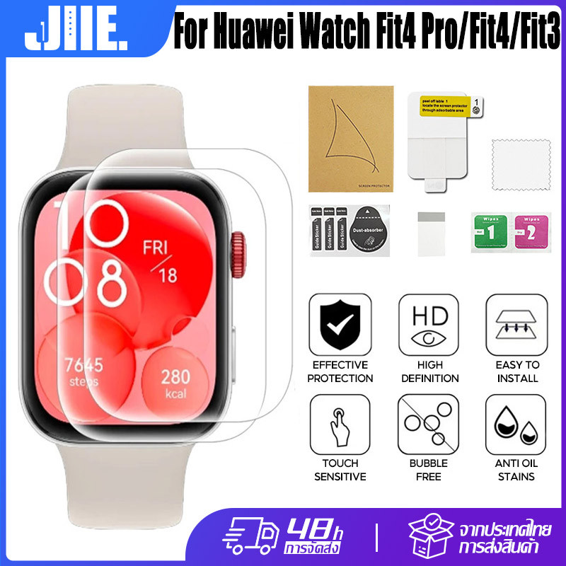 5PCS ฟิล์มสําหรับ Huawei Watch Fit4 Pro/4/3 Huawei Watch Fit 4/3 ฟิล์มป้องกันเต็มจอ Huawei Watch Fit