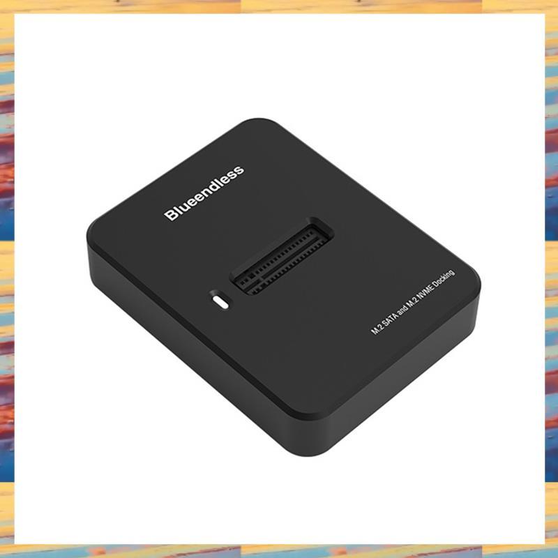 [LMQN] Dual Protocol M.2 SSD Docking Station Base External SSD Hard Disk Enclosure Online Reading Wr