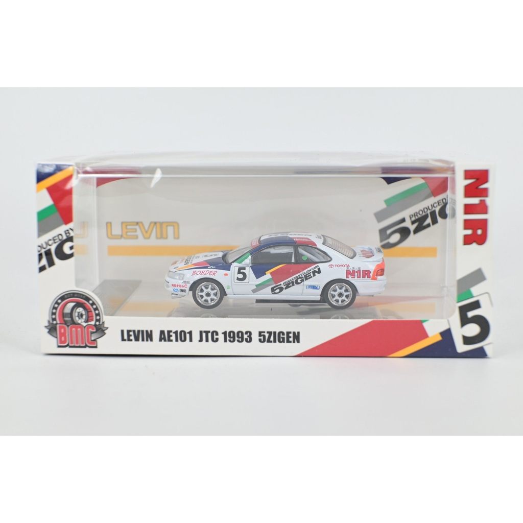 BMC 1/64 TOYOTA LEVIN TOYOTA Ralink AE101 1993 JTC 5ZIGEN ฝาครอบเครื่องยนต์ Corolla สามารถเปิดได้, ก
