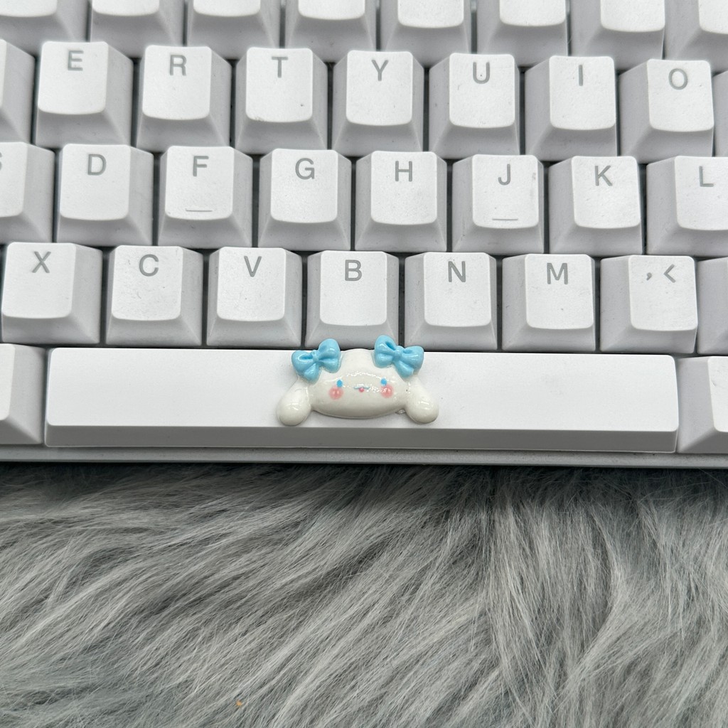 DIY สาวน้อยน่ารัก Keycap 6.25u Spacebar Keycap คีย์บอร์ดแบบกลไกวันเกิด Keycap ของขวัญข้อเสนอ ราคา ถูกที่สุด ดีลบีเคเค แกลเลอรีภาพที่ 5