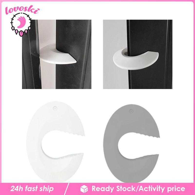 [Lovoski] ที่กั้นประตูซิลิโคนที่ปลอดภัย Baby Proof Anti Slam Finger Pinch Guard and Protector for Fa