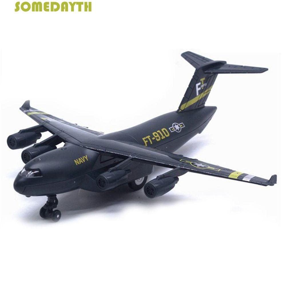 SOMEDAY Pull Back Plane ของขวัญคลาสสิกพิเศษสําหรับเด็ก C-17 22 ซม.เครื่องบินเครื่องบินของเล่น