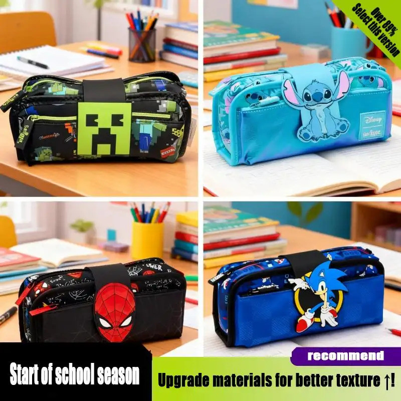 กล่องดินสอสองชั้นมือสอง Smiggle, Labuci Unicorn Design, Multi-Functional Storage, กล่องดินสอ, เหมาะส